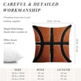 thumbnail image 4 of RKSupls Throw Pillow Covers, Basketball Fall Sign Throw Pillow Case Decoration, Linen Cushion Covers for Couch Sofa Bedroom Living Room Study Holiday Home Decor,24x24in, 4 of 6