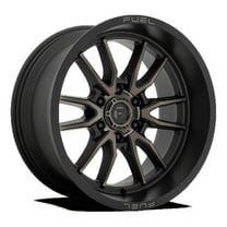 Fuel 1PC Aluminum Rim D762 CLASH 20X9in Matte Black Double Dark Tint Finish, D76220908450