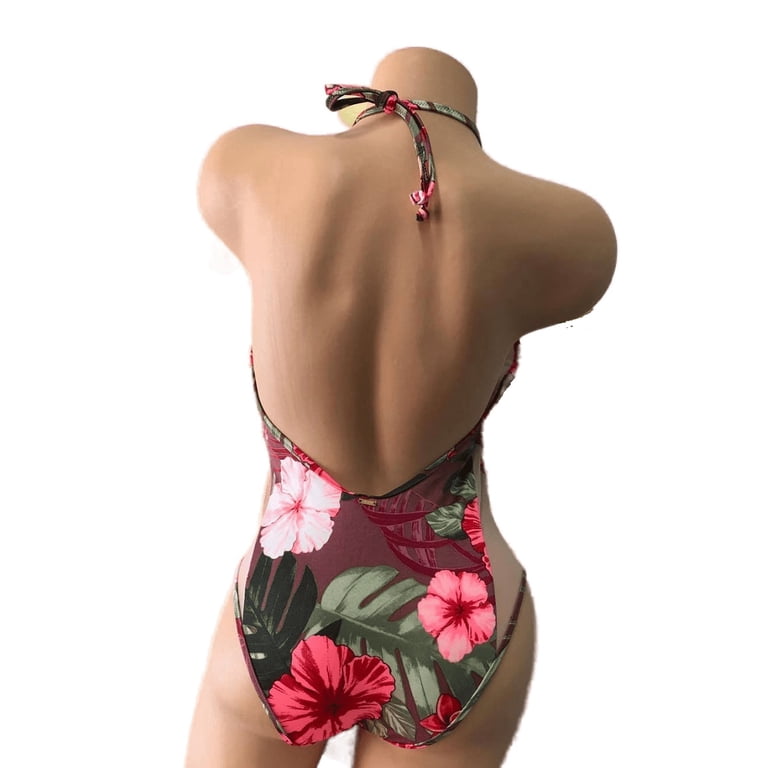 Maillot De Bain Une Pièce Victoria's Secret PINK à Imprimé Floral - Neuf Avec Étiquettes