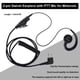 thumbnail image 1 of Auriculares con gancho para la oreja Bsvklp con micrófono PTT para Radio bidireccional Walkie Talkie Motorola, 1 of 8