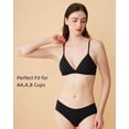 thumbnail image 3 of Womens Triangle Bra for Small Bust Seamless Wireless Bralette Comforty Everyday T shirt Bra, 3 of 8