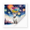 thumbnail image 2 of Happy New Year with Bull Terrier Fireworks Holiday Xmas Winter 2025 Vinyl Sticker Bully Dog Lovers Gifts Idea Waterproof Decal Art Decor - 00025, 2 of 5