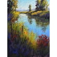 thumbnail image 2 of Gos, Alejandra 15x18 White Modern Wood Framed Museum Art Print Titled - Looking down the Slough, 2 of 4