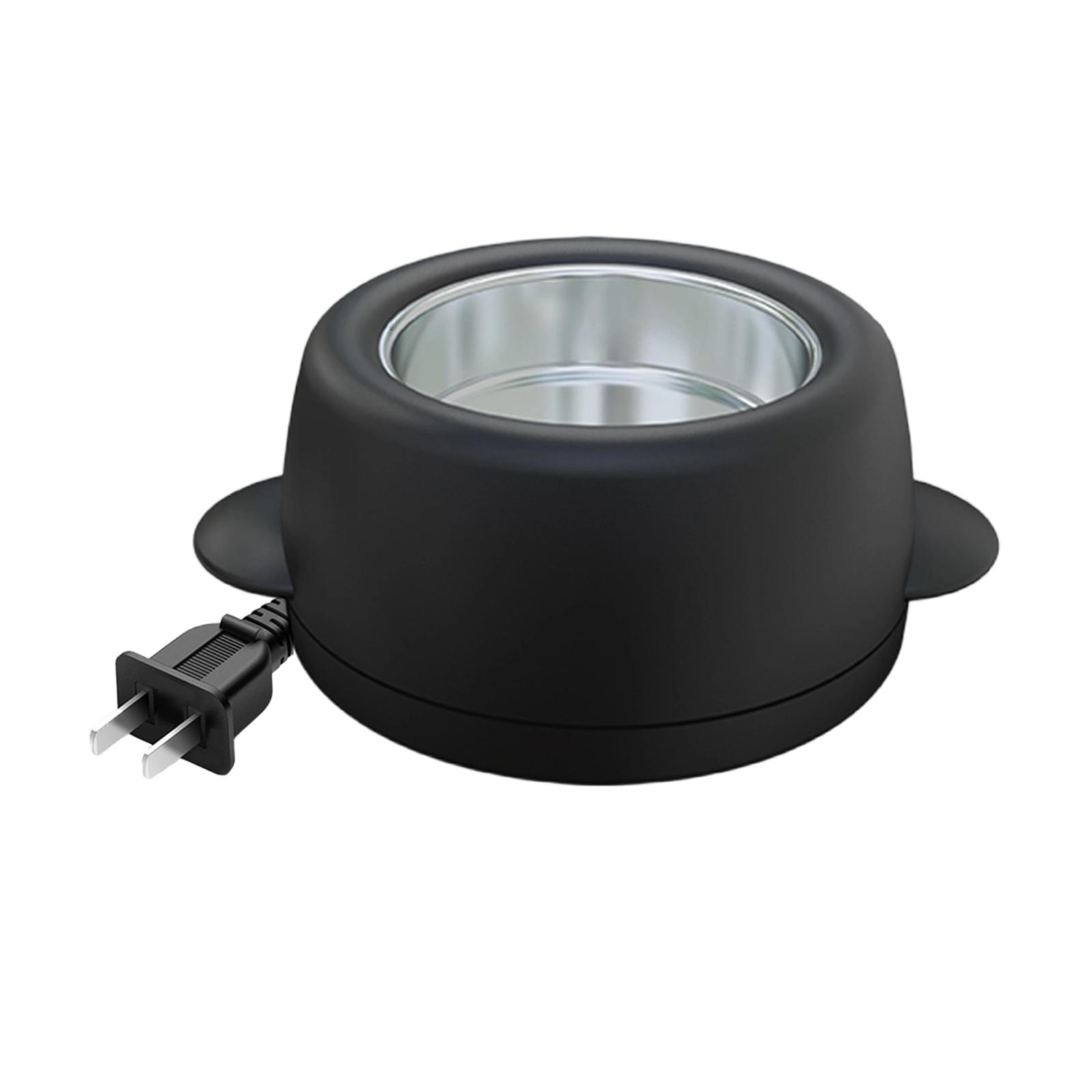 Hot Glue Skillet Mini Electric Hot Glue Pot Compact Aluminum Alloy for Hair Extension Mobile Stylists