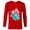 New Red, variant on Disney Princess Ariel, Rapunzel, and Aurora Gifts - Long Sleeve T-Shirt for Men - Customized-White