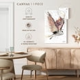 thumbnail image 5 of Elephant Stock Heart Winged Owl Wall Art - Vertical Canvas Wall Art - Living Room Wall Decor - Animal Canvas - White And Beige Decor By Ashvin Harrison - 8" x 12", 5 of 8