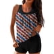 thumbnail image 2 of Trajes de baño para mujer Traje de baño conservador de cintura alta de dos piezas con estampado del Día de la Independencia de moda Trajes de baño para mujer Trajes de baño para mujer Trajes de baño d, 2 of 5