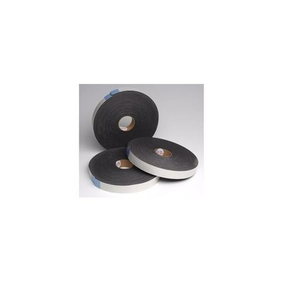 0.18 x 2 in. Paper Back Super Duty Topper Tape with 50 ft. Roll - Black