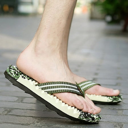 

Men Sport Flip Flops Comfort Casual Thong Sandals Outdoor Summer Beach Shoes 40