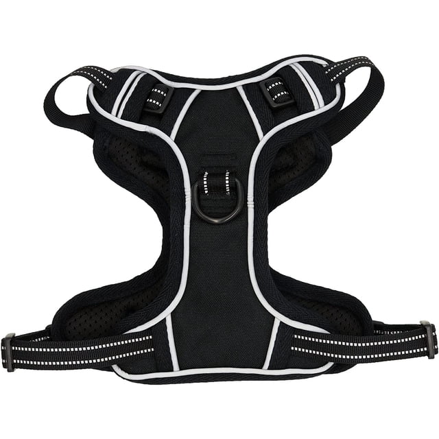 A pets life Arnés con Banda Reflejante para Perro(G, Negro) A Pets Life HARNE-023