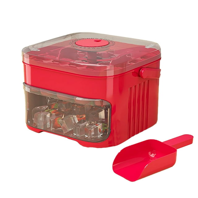 SXcggal Easy Ice Maker Type Ice Block Mould With Trash Can And No Easy Release Reusable For Coffee Healthy Unbreakable Multitaskig Cookware