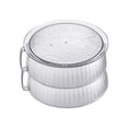 thumbnail image 3 of Funda para alimentos multicapa, transparente y multifuncional, mantiene la comida fresca y mantiene el calor, ideal para la mesa de la cocina y el comedor, de 2 capas., 3 of 14