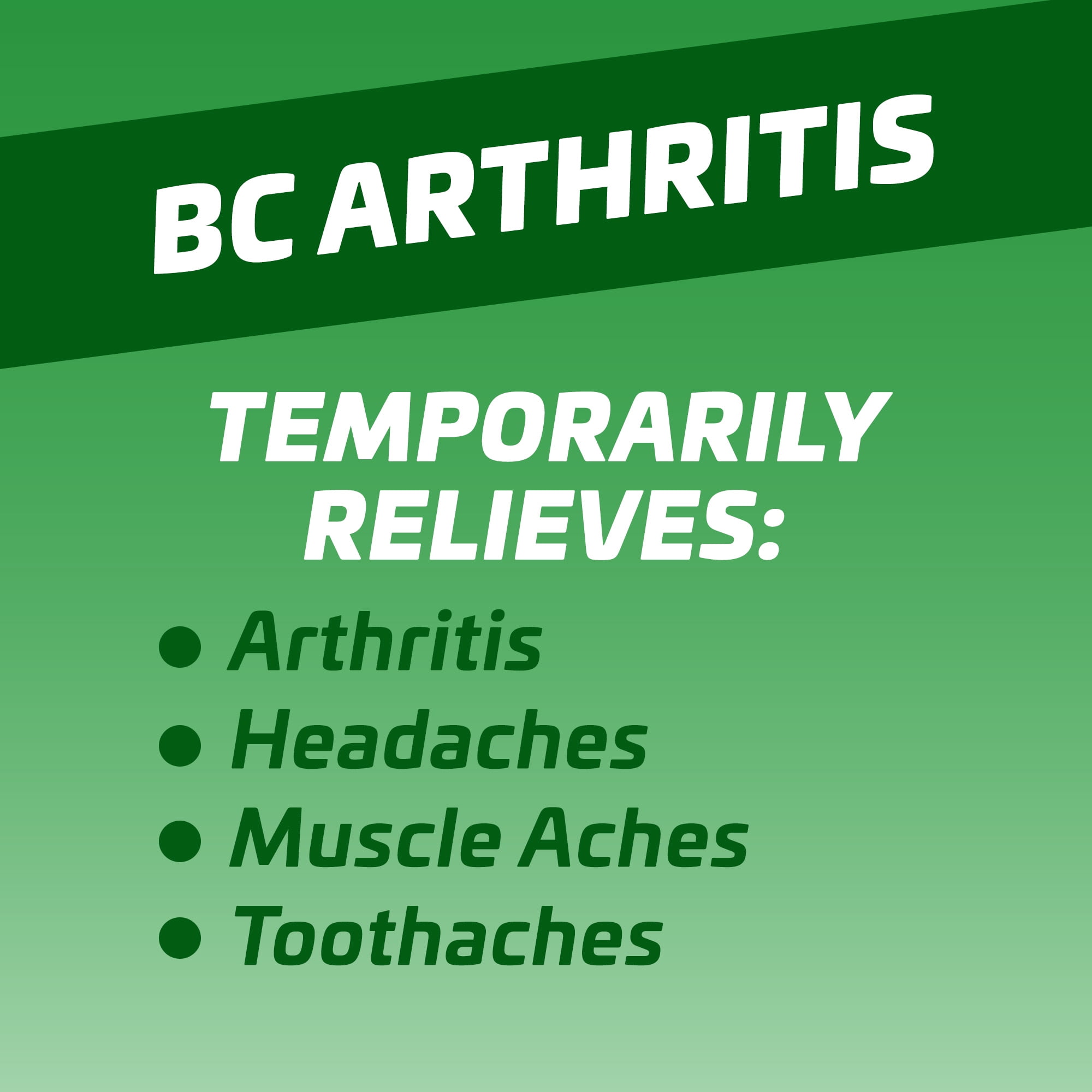 (6 pack) BC Powder Arthritis Pain Reliever, Aspirin Dissolve Packs, 50 Count Powder Packets