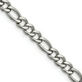 thumbnail image 2 of Chisel Stainless Steel Polished 5.5mm Figaro Chain - 24", 2 of 8