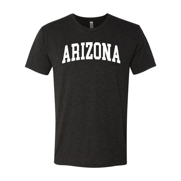 Wild Bobby State of Arizona College Style Men Premium Tri Blend Tee