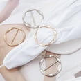 thumbnail image 4 of Women's T-Shirt Buckles, Scarf Ring, Belt Buckles for Women, Round Scarf Buckles, T-Shirt Clips, Scarf Clips Clothing Buckles Silk Scarf Rings Tee Shirt Clasps Knotted Alloy Fashion Clothespin, 4 of 7