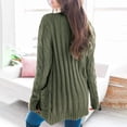 thumbnail image 6 of Flmtop Women Autumn Open Front Knitted Cardigan Sweater Button Pockets Outwear Coat, 6 of 8