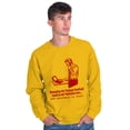 thumbnail image 5 of Full Time Job Fantasy Football Sports Men's Crewneck Sweatshirt Brisco Brands S, 5 of 5