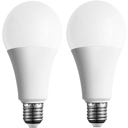 CERPXFF-2 Pack Three Way Light Bulbs 50 100 150w, Daylight 5000K,Three Way A19, E26 Bulb,Perfect for Study Room Read