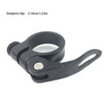 thumbnail image 3 of Ruiboury Bike Seatpost Clamp Replacement Bikes Components Modified Component Professional Solid Color Tube Clamps Fixing Accessory Black 31.8mm, 3 of 8