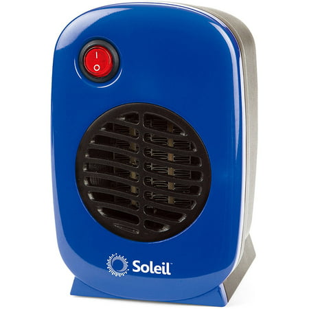 Personal, Portable Electric Ceramic Space Heater, 250 Watt MH-01 (Blue), By