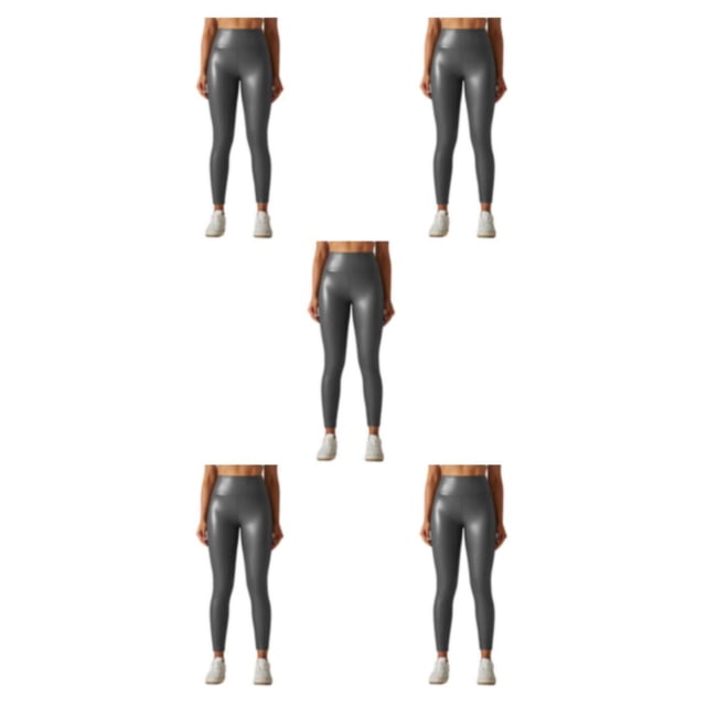 Qarigey Mallas de cuero para mujer, pantalones de Yoga de verano, sin grietas, pantalones ajustados de realce, medias de Color sólido, fiesta Type2 NO2