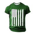 thumbnail image 2 of Bnwani Mens Shirts Short Sleeve Casual Shirts Crew Neck Tee Green M, 2 of 4