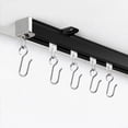 thumbnail image 2 of Ceiling Curtain Track System with Wall Mount  Silent Curtain Rail for Room Divider with Three Types of Hooks  -, 2 of 3