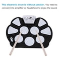 thumbnail image 1 of Portable Electronic Drum Pad Kit Silicon Foldable with Stick, 1 of 4