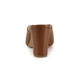 thumbnail image 2 of BLISSFUL STEP Women's Pointed Toe Chunky Slides Mules, 2 of 7