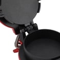 thumbnail image 3 of M Buder 3-in-1 Red Multifunctional Burger and Sandwich Maker, Automatic Temperature Control, Non-Stick, Dishwasher Safe (9.05 inches / 23 cm), 3 of 4