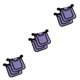 thumbnail image 2 of Methold Pack de 2 sillines de pollo con correas ajustables, tela Oxford, delantal para gallinas, ala trasera de aves, accesorio de protección Violeta 3piezas, 2 of 6