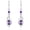 02-Amethyst, variant on FANCIME Women's S925 Sterling Silver December Birthstone Blue Topaz Teardrop Infinity Dangle Earrings, Birthday Gifts for Mom
