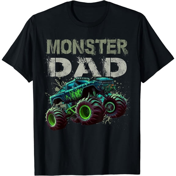 Truck Dad Family Matching Truck Lovers T-Shirt BLACK Unisex S-5XL Hot Trending Shirt, Vintage Birthday Gift