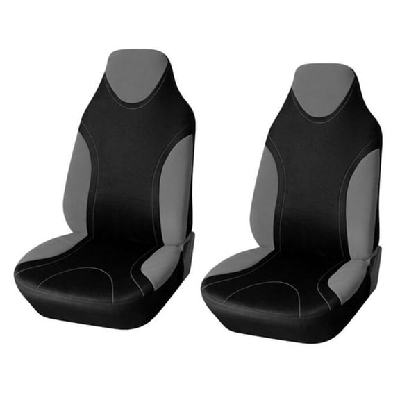 2X Car Universal Support High Back Bucket Seat Cover Seat Cover Seat Seat