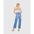 thumbnail image 5 of RING OF FIRE Women's Maria Mom Straight Skinny Fit With Rips Jeans, 5 of 10