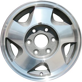 Remanufactured Painted Charcoal Aluminum Wheel 16 x 7 12360532 fits 1995-1999 Chevrolet Tahoe::4WD Models Only