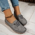 thumbnail image 5 of Womens Casual Slip On Flat Shoes, Comfortable Soft Wide Width Loafers, for Walking Work Everyday Wear, Breathable, Lightweight, 5 of 5