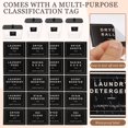 thumbnail image 4 of 4 Pcs Laundry Pods Container Storage Set 3 Acrylic Canisters with Wooden Lids Dryer Sheet Container Holder with Measuring Scoops Labels Clear Organizer for Detergent Pods Scent Booster Dryer Balls, 4 of 11
