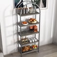 thumbnail image 4 of Ourlova 5 Tier Arched Bookcase with Metal Frame for Bedroom Living Room Home Office, 4 of 9
