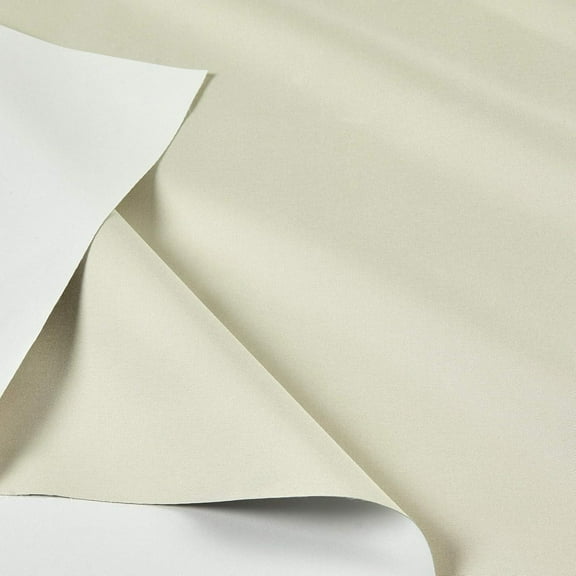 Blackout Drapery Backing Fabric – 60" Wide, UV & Light-Blocking | Sold by the Yard | Valentina Textiles Inc. (Ivory, 1 Yard)