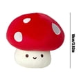 thumbnail image 2 of Knisume Plush Toy, Mushroom Shaped Stuffed Animals Pillow - Creative Plushies for Decor, Soft Weighted Stuffed Animals Feel Cushion,A, 2 of 4