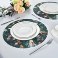 thumbnail image 2 of WOBOGO Goldfish Lass Round Placemats Set of 4 Heat Resistant Washable Kitchen Table Decorations 15.4in, 2 of 7