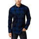 thumbnail image 1 of INC Camisa a cuadros con botones para hombre, azul, extragrande I-N-C  Botones al frente, 1 of 1