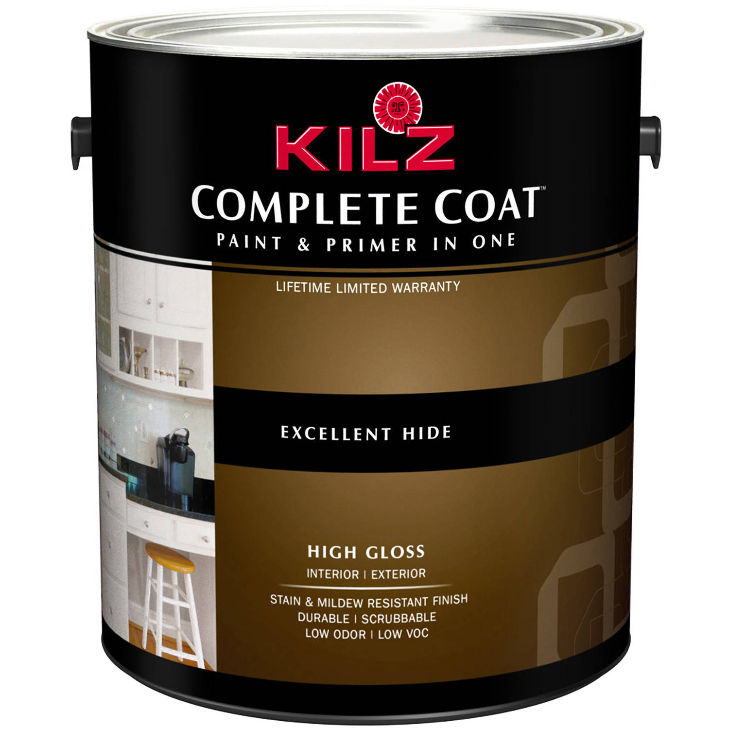 KILZ Complete Coat Pink Tiara LA16 Paint and Primer in 1 KILZ Complete Coat Pink Tiara LA16 Paint and Primer in 1