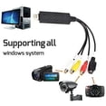 thumbnail image 3 of Video Capture Card Device, USB2.0 Adapter Audio Grabber VHS VCR TV to DVD Converter for Windows PC, 3 of 9