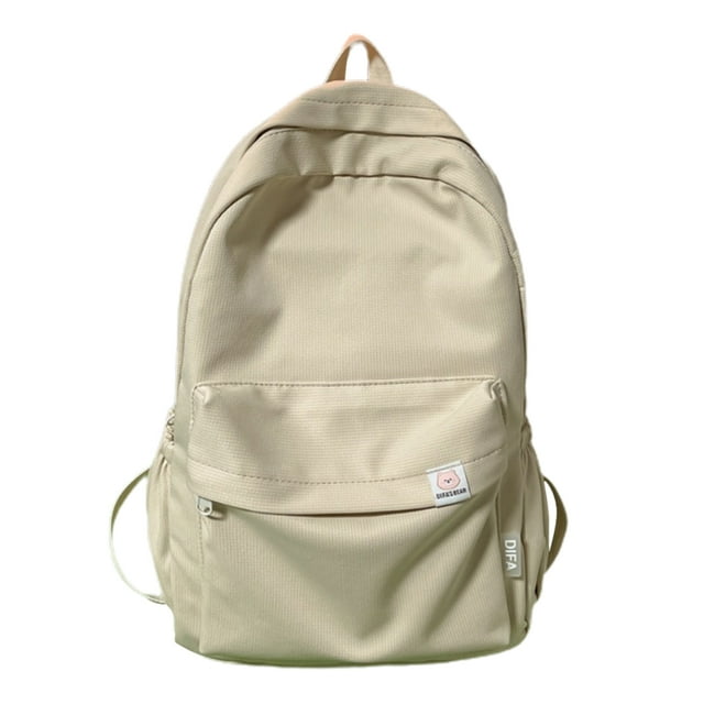Mochila De Viaje De Color Lindo, Ligera, De Gran Capacidad, Bolsa De Libros Para Estudiantes, Mochila Escolar, Mochila Informal Para Viajes Al Aire , Camping, Picnic