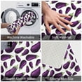 thumbnail image 2 of Eggplant Pattern Door Mat for Indoor, Welcome Door Mats Front Entrance Rug, Non-Slip Bathroom kitchen Rugs for Inside Floor, Small Rug Dog Door Mat 20X31.5 Inch, 2 of 5