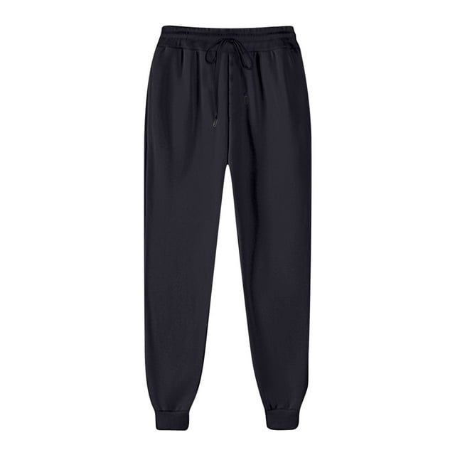 Wlynlyn Joggers for Women Drawstring High Waisted Cinch Bottom Sweatpants Workout Running Active Track Pants Size L