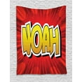 thumbnail image 1 of Noah Tapestry, Ancient Religious Masculine Common Name with Teen Boys Comic Book Design, Wall Hanging for Bedroom Living Room Dorm Decor, 60W X 80L Inches, Red Yellow and White, by Ambesonne, 1 of 1